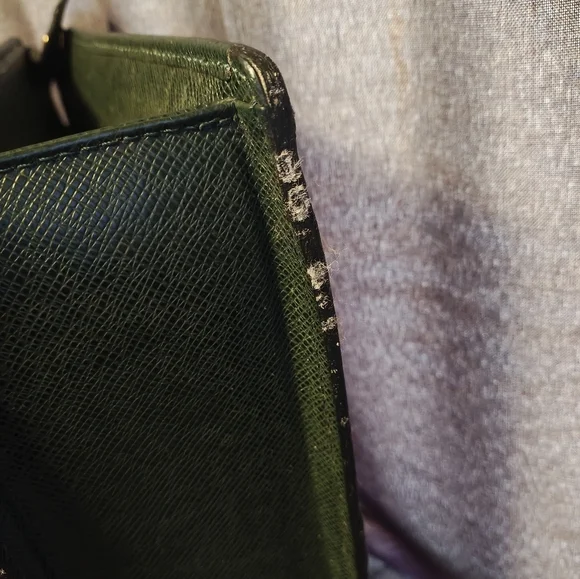 Louis Vuitton Green Taiga Leather Briefcase